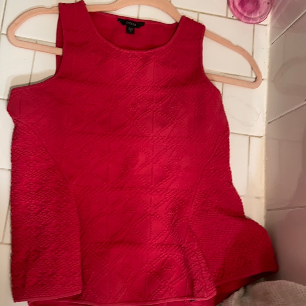 Guess peplum top